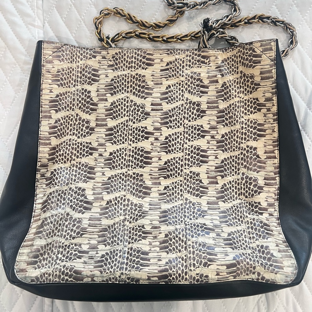 Proenza Schouler Python tote bag with chain